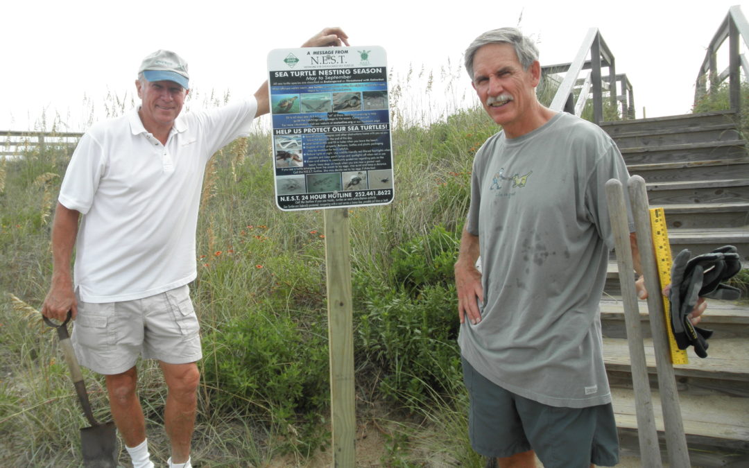N.E.S.T. Volunteers and Groups work together to create new Nest Signs