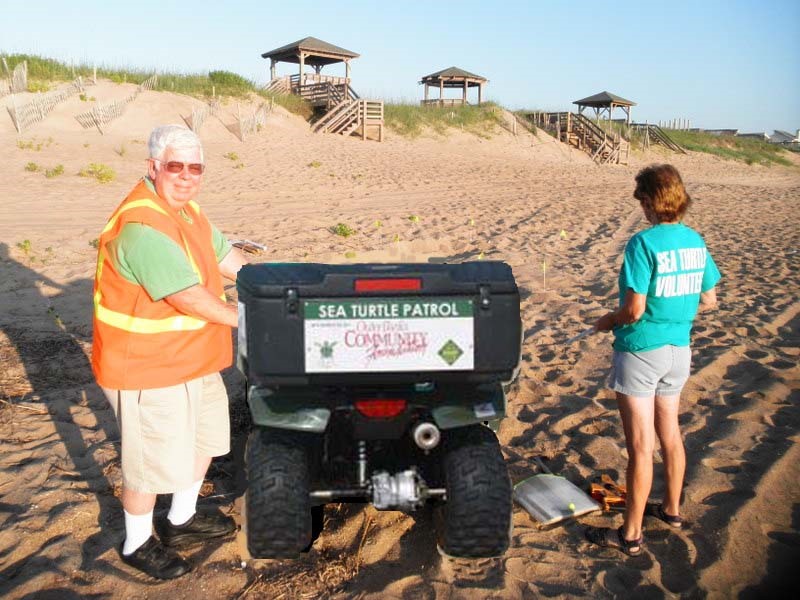 Outer Banks Community Donated ATV with N.E.S.T. volunteers