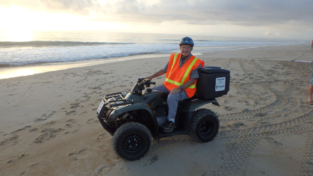 Sherman off to find another sea turtle nest