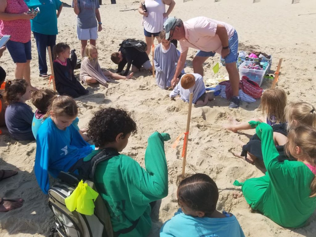 Rick B adds educational excitement at Jennettes Pier