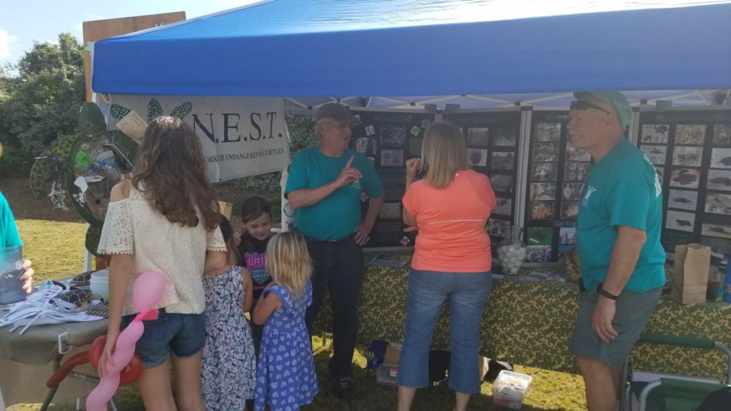 Rick J. and Terry mann the NEST education booth