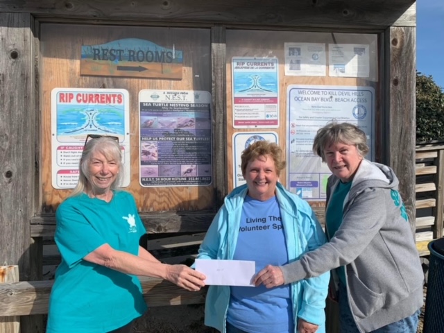 Thanks to the Outer Banks Women’s Club for its generous support of N.E.S.T.!!