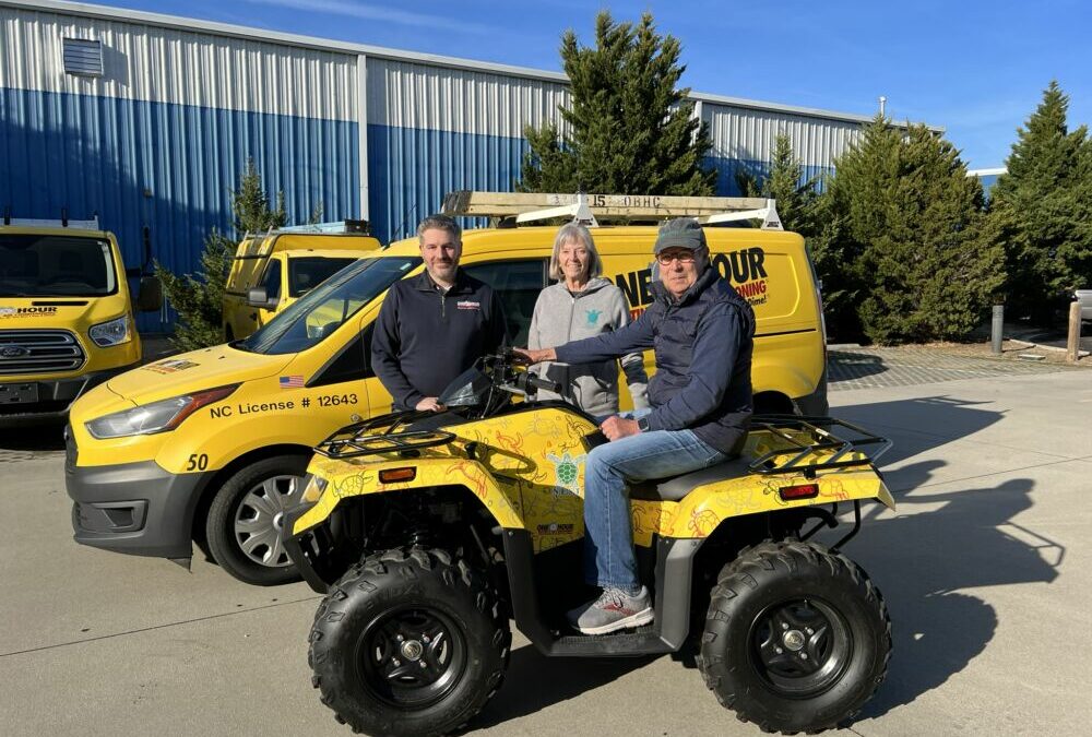 Thanks to One Hour Heating & Air Conditioning of OBX New ATV Joins N.E.S.T. Fleet!!